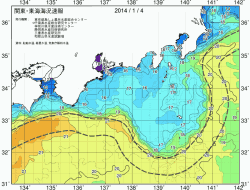 関東・東海海況速報/広域(2014/01/04)