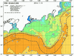 関東・東海海況速報/広域(2014/01/06)