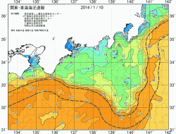 関東・東海海況速報/広域(2014/01/10)