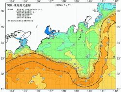 関東・東海海況速報/広域(2014/01/11)