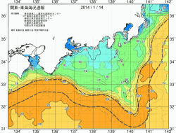 関東・東海海況速報/広域(2014/01/14)