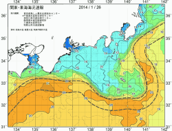 関東・東海海況速報/広域(2014/01/26)
