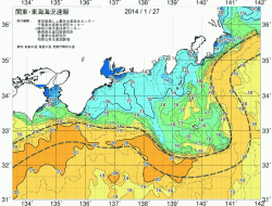 関東・東海海況速報/広域(2014/01/27)