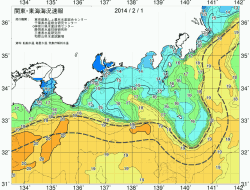 関東・東海海況速報/広域(2014/02/01)