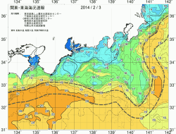 関東・東海海況速報/広域(2014/02/03)