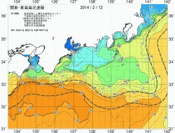 関東・東海海況速報/広域(2014/02/12)