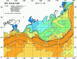 関東・東海海況速報/広域(2014/02/20)