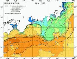 関東・東海海況速報/広域(2014/02/26)