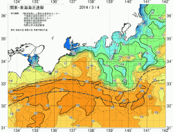 関東・東海海況速報/広域(2014/03/04)