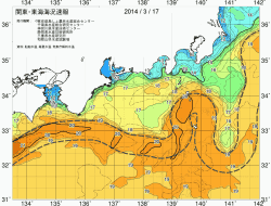 関東・東海海況速報/広域(2014/03/17)