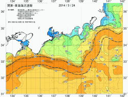 関東・東海海況速報/広域(2014/03/24)