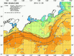 関東・東海海況速報/広域(2014/03/28)