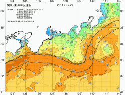 関東・東海海況速報/広域(2014/03/29)