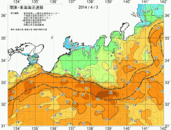 関東・東海海況速報/広域(2014/04/03)
