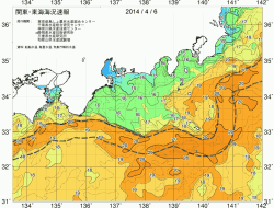 関東・東海海況速報/広域(2014/04/06)