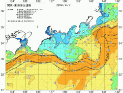 関東・東海海況速報/広域(2014/04/07)