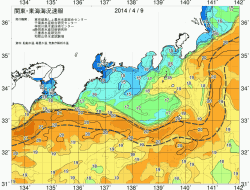 関東・東海海況速報/広域(2014/04/09)