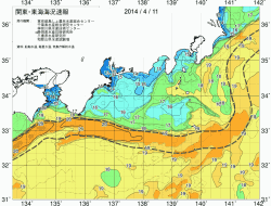 関東・東海海況速報/広域(2014/04/11)