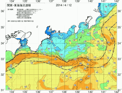 関東・東海海況速報/広域(2014/04/12)