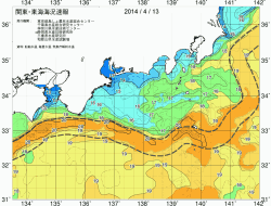 関東・東海海況速報/広域(2014/04/13)