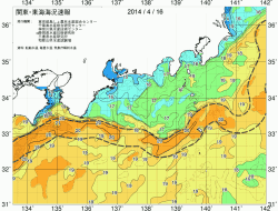 関東・東海海況速報/広域(2014/04/16)