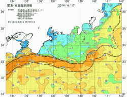 関東・東海海況速報/広域(2014/04/17)