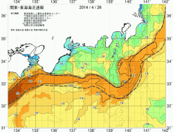 関東・東海海況速報/広域(2014/04/26)