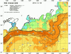 関東・東海海況速報/広域(2014/04/30)