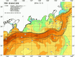 関東・東海海況速報/広域(2014/05/03)