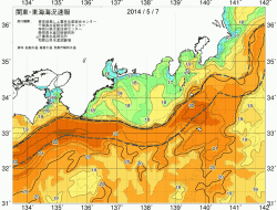 関東・東海海況速報/広域(2014/05/07)