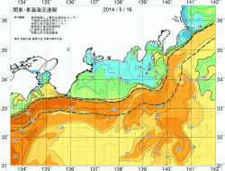 関東・東海海況速報/広域(2014/05/16)