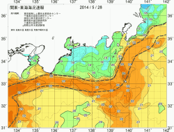 関東・東海海況速報/広域(2014/05/28)