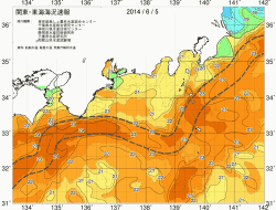 関東・東海海況速報/広域(2014/06/05)