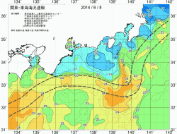 関東・東海海況速報/広域(2014/06/08)