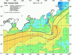 関東・東海海況速報/広域(2014/06/12)