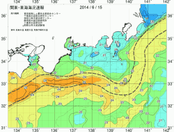 関東・東海海況速報/広域(2014/06/15)