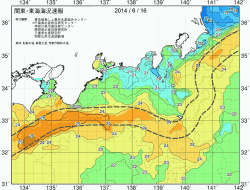 関東・東海海況速報/広域(2014/06/16)