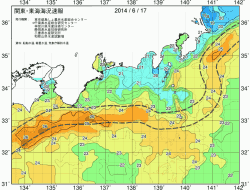 関東・東海海況速報/広域(2014/06/17)