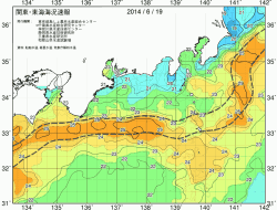 関東・東海海況速報/広域(2014/06/19)