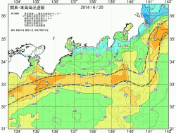 関東・東海海況速報/広域(2014/06/20)