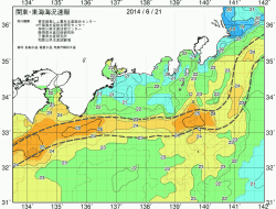 関東・東海海況速報/広域(2014/06/21)