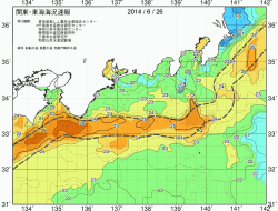 関東・東海海況速報/広域(2014/06/26)