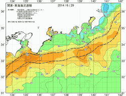 関東・東海海況速報/広域(2014/06/29)