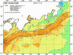 関東・東海海況速報/広域(2014/07/02)