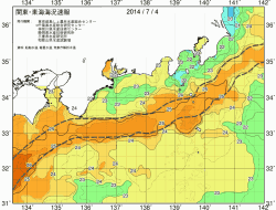 関東・東海海況速報/広域(2014/07/04)
