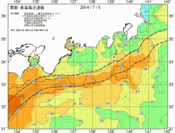 関東・東海海況速報/広域(2014/07/05)