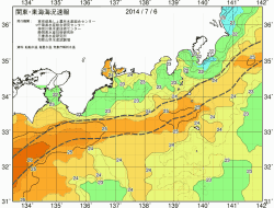 関東・東海海況速報/広域(2014/07/06)