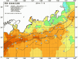 関東・東海海況速報/広域(2014/07/09)