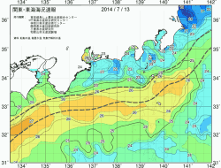 関東・東海海況速報/広域(2014/07/13)