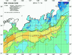 関東・東海海況速報/広域(2014/07/14)